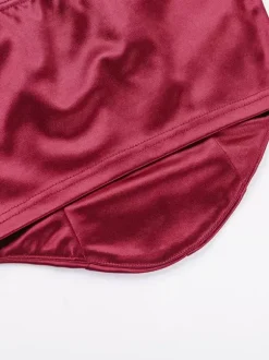 Corset Top For Women - Satin Deep V Neck Bustier Camisole - Summer Night Out Club Party 2026