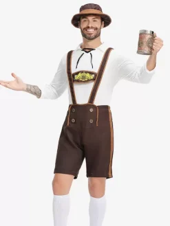Costumes Holidays Merchandise Holidays Costumes Halloween Coffee Brown Polyester Fiber