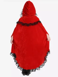Costumes For Kids Red Set Kid's Cloak Dress