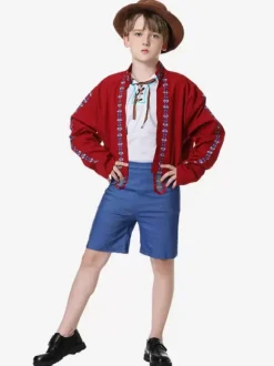 Costumes Holidays Merchandise Holidays Costumes Christmas Red Polyester Fiber
