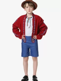 Costumes Holidays Merchandise Holidays Costumes Christmas Red Polyester Fiber