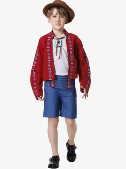 Costumes Holidays Merchandise Holidays Costumes Christmas Red Polyester Fiber