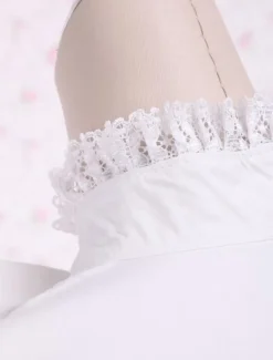 Cotton Pink And White Lace Classic Lolita Dress