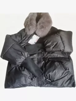 Cotton-padded Jacket Faux Fur Collar Warm Winter Coat For Women 2026