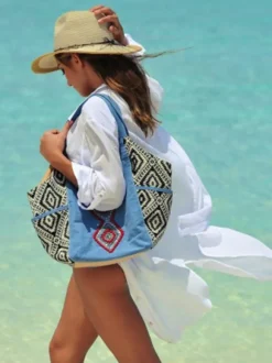 Cover Ups For Women White 3/4 Length Sleeves Summer Sexy Swimming Suits