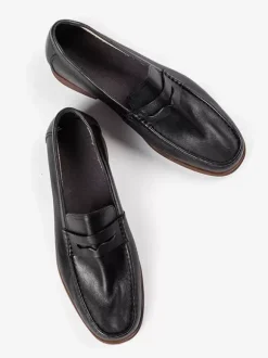 Cowhide Men's Penny Loafer Slip On Prom Wedding Shoes