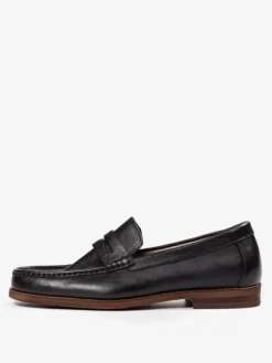 Cowhide Men's Penny Loafer Slip On Prom Wedding Shoes