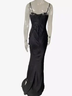 Cowl Neck Animal Pattern Fishtail Maxi Cami Dress For Women 2026
