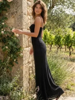 Cowl Neck Animal Pattern Fishtail Maxi Cami Dress For Women 2026