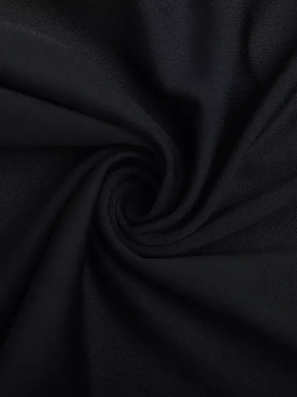 Cowl Neck Maxi Dress For Women - Black Elegant Lace Trim Bodycon Long Dress - Spring Evening Party Cocktail Wear 2026