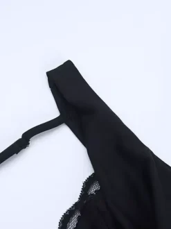 Cowl Neck Maxi Dress For Women - Black Elegant Lace Trim Bodycon Long Dress - Spring Evening Party Cocktail Wear 2026