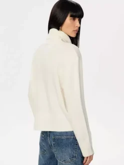Cowl Neck Solid Color Knit Pullover Sweater For Women 2026