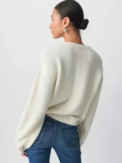 Crewneck Knit Basic Pullover Cardigan For Women 2026
