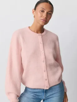 Crewneck Knit Basic Pullover Cardigan For Women 2026