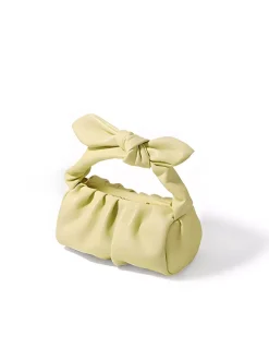 Crossbody Cloud Bag With Chain Faux Leather Bowknot Handbag For Women 2026