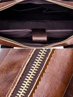 Crossbody Bag Accessories Briefcase Light Slide Men Business Satchel Bag
