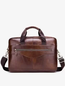 Crossbody Bag Accessories Briefcase Light Slide Men Business Satchel Bag