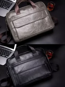 Crossbody Bag Sports Accessories Black Men Briefcase Business Satchel Bag