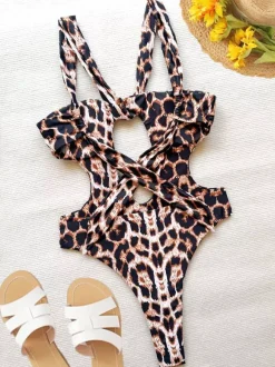 Cutout Monokini Sexy Backless One-piece Swimsuit For Summer Beach 2026