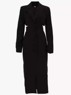 Cutout Blazer Dress Long Sleeve Spring Midi Dress For Women 2026