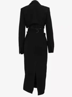 Cutout Blazer Dress Long Sleeve Spring Midi Dress For Women 2026