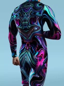 Cyberpunk Camouflage Zentai Suits Adult Zentai Suit Animal Robot 3D Print Lycra Spandex Sexy Costumes