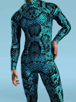Cyberpunk Camouflage Zentai Suits Adult Zentai Suit Animal Robot 3D Print Lycra Spandex Sexy Costumes