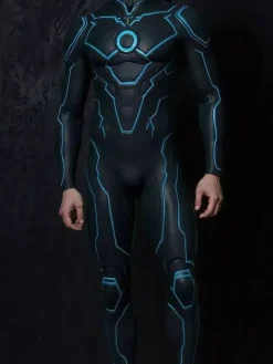 Cyberpunk Patterned Zentai Suits Printed Bodysuit Full-Body Cosplay Jumpsuit For Theme Parties