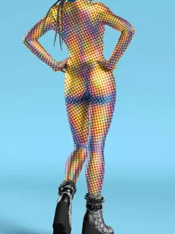 Cyberpunk Patterned Zentai Suits Adult Zentai Suit Fish Scale Print Lycr Spandex Sexy Costumes