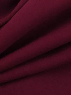 3D Rose Petal Hem Burgundy Women Mini Dress - Romantic Bodycon Dress With Scarf - Coquette Aesthetic Summer Party Outfit 2026
