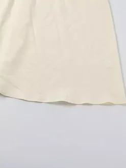 Daily Dresses Maxi Sleeveless Straps Neck Raised Waist Sexy Backless Pleated Apricot Dress