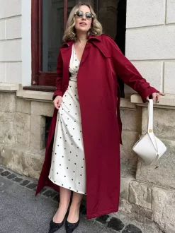 Daily Dresses Maxi Woman's Short Sleeves V-Neck Casual Apricot Summer Dress