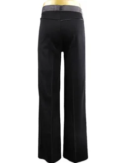 Dance Costumes Latin Dancer Dresses Black Acetate Dance Pants for Men Dancing Clothes Carnival