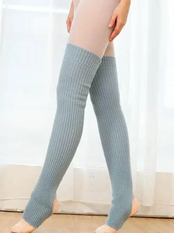 Dance Costumes Latin Dancer Stockings Ballerina Over The Knee High Socks Dancing Accessories Carnival