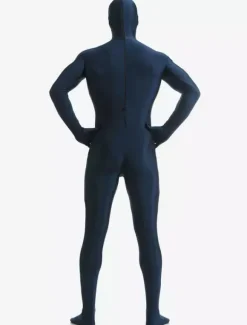 Dark Navy Zentai Suit Adults Morph Suit Full Body Lycra Spandex Bodysuit for Men
