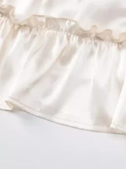 Date Night Dresses Mini Pleated Lace Up Sleeveless Halter Sweet Champagne Dress