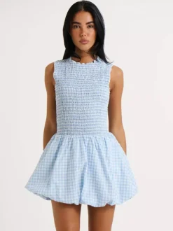 Date Night Mini Dresses Sleeveless Jewel Neck Elegant Pink Summer Dress