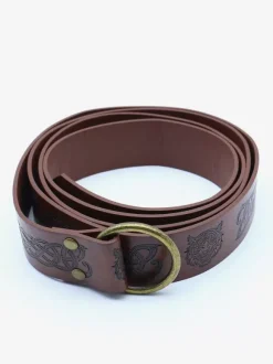 Deep Brown Steampunk Costume Men's Accessory Grommets