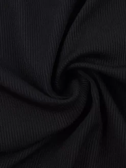Deep V Neck Women's Lace Trim Top - Black Sexy Slim Fit Blouse - Gothic Style Spring Clubwear 2026