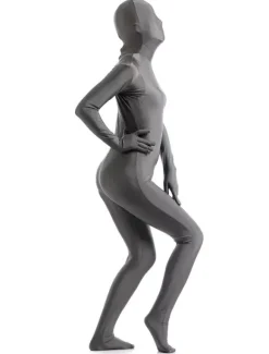 Deep Gray Zentai Suit Adults Morph Suit Full Body Lycra Spandex Bodysuit