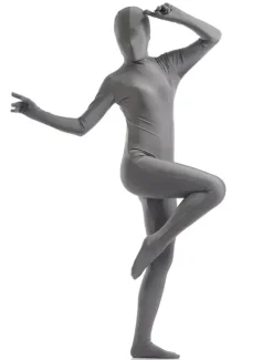 Deep Gray Zentai Suit Adults Morph Suit Full Body Lycra Spandex Bodysuit