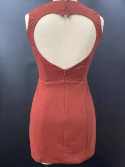 Deep V Neck Bodycon Mini Dress With Geometric Straps For Women 2026