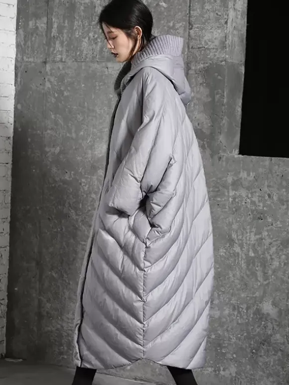 Down Jacket For Women Chic Polyester