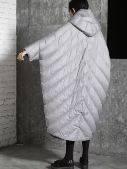 Down Jacket For Women Chic Polyester