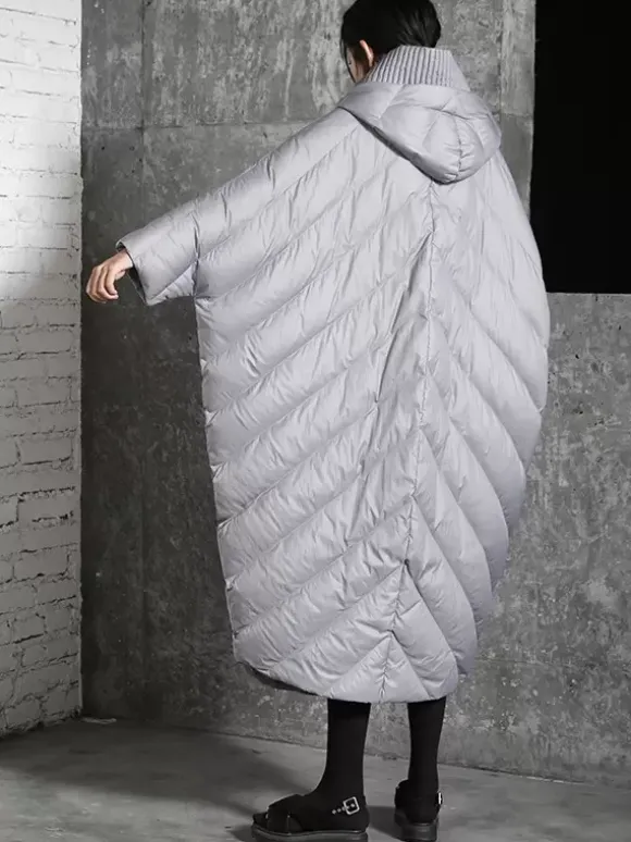 Down Jacket For Women Chic Polyester