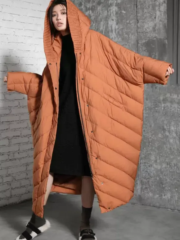 Down Jacket For Women Chic Polyester
