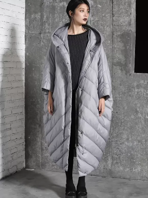 Down Jacket For Women Chic Polyester