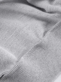 Draped Oversized Polo Sweatshirt Partial Front Buttons Relaxed Basic Pullover
