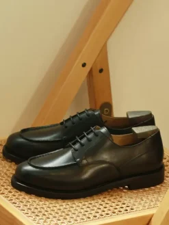 Dress Shoes For Men Fantastic Round Toe Cowhide Derby Prom Wedding Shoes