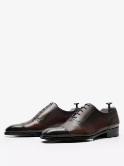 Dress Shoes For Men Fantastic Square Toe Leather Oxford Wedding Formal Shoes